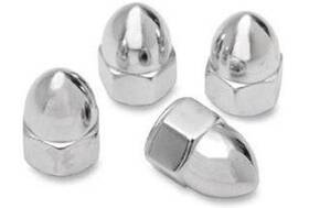 Ds-190303 Drag Specialties Chrome Ware Acorn Nuts 3/8 Inch -24 #ds-190303