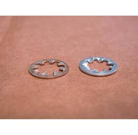 Ds-190506 Drag Specialties Chrome Inside Star Washers - 1/4 Inch