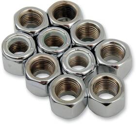 Ds-190529 Drag Specialties 3/8-24 Chrome Nylon Nut -