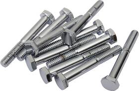 Ds-190609 Drag Specialties 1/4-20x2 1/4 Inch Chrome Hex Head -