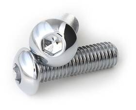 Ds-190834 Drag Specialties Button-head Bolts 1/4 Inch -28 X 3/4 #ds-190834