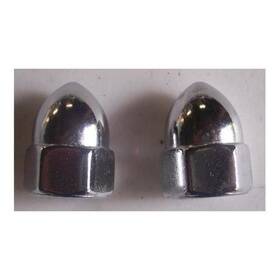 Ds-190857 Drag Specialties Chrome Acorn Nuts - 3/8 Inch -16