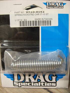 Ds-0510-0184 Drag Specialties / Harley Davidson Chrome Kickstand Spring - 07-17 St Oem 49725-07