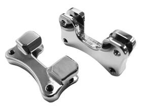 Xf-2-1410-0095 Drag Specialties 1410-0095 Fender-to-fork Adapter For 21 Inch Wheel - Chrome