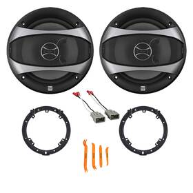 R-d65sp-7800 Dual Electronics R-d65sp-7800--7805 D65sp 6.5 Inch 100w Speakers Pair With Harness Adapters Tool Honda 1982-up
