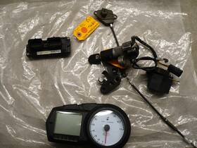 40610202d Ducati 04 Multistrada 1000 Dashboard Lockset Seat Locker Ignition Key Cdi Ecu
