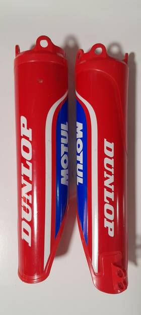 0007844 Dunlop Honda Fork Guards With Graphics Motul
