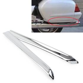 Efmotorshop 211311467462 2 Pcs Chrome Left And Right Saddlebag Moulding For Honda Goldwing Gl1800 2001-2011