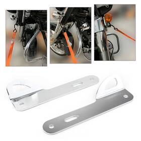 Efmotorshop 612345283392 Fit Harley Touring Chrome Trailer Hook Tie-down Brackets Kit 1pair