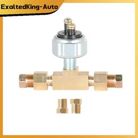 Ek3802345a Exaltedking-auto 1pc Universal Hydraulic Brake Light Switch In Line Front