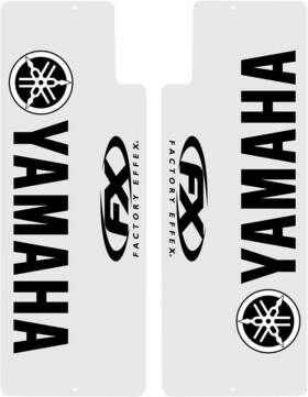 06-38206 Factory Effex Upper Fork Shield Graphic Kit - Yamaha Blue