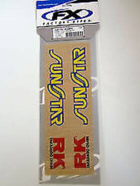 Fx06-42010 Factory Effex 06-42010 Swingarm Graphics Yellow Sunstar Rk Red 466606