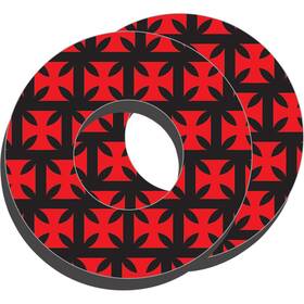 08-67904 Factory Effex Moto Grip Donuts - Iron Crosses