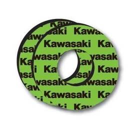 09-67100 Factory Effex Moto Grip Donuts - Kaw Green