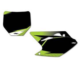 12-64130 Factory Effex Graphic Number Plate Backgrounds - Black