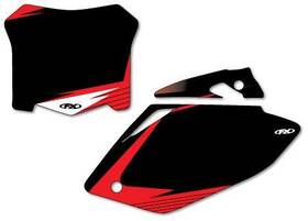 12-64338 Factory Effex Graphic Number Plate Backgrounds - Black
