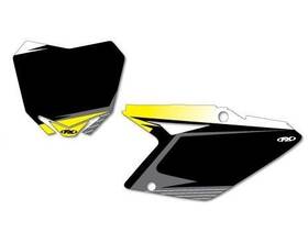 12-64420 Factory Effex Graphic Number Plate Backgrounds - Black