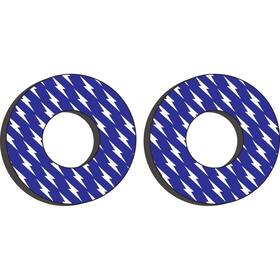 22-67200 Factory Effex Moto Grip Donuts - Yamaha White/blue