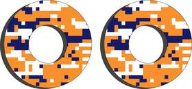 22-67500 Factory Effex Moto Grip Donuts - Shattered Orange Ktm