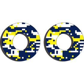 22-67600 Factory Effex Moto Grip Donuts - Husqvarna Blue/yellow