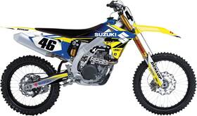24-01424 Factory Effex Suzuki Evo 18 Series Shroud Graphics Kit