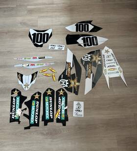 26-09610 Factory Effex 14-16 Husqvarna Fc250 450 Race Graphics Including Numbers Fits Te Fc Tc Fe