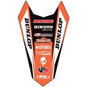Fxx00mx-x001-y004 Factory Effex 26-32540 Rear Fender Decal - Ktm