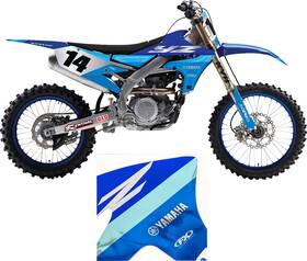 27-51204 Factory Effex - Graphic Kit Chrome Series Yamaha Yz 125/250 125 250