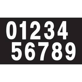 Fx02-4353 Factory Effex Pro Numbers 7 Inch - No. 3 White
