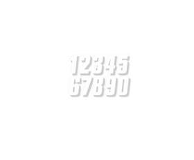 Fx08-90098 Factory Effex Number 7 Inch - No.8 White