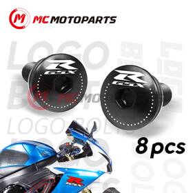 Clfawbbklogogsxr1sn015s Fastmotosport M5 Windscreen Windshield Bolts Black For Suzuki Gsxr150 Gsx250r Gsxr600