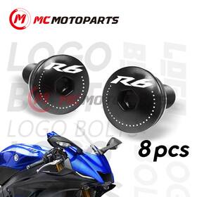 Clfawbbklogor61sn011y Fastmotosport M5 Windscreen Windshield Bolts Black For Yamaha Yzf R6 1998-2020 R6s 04-07