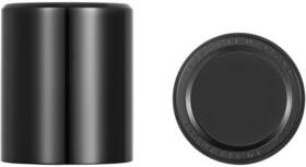 Fd65-dc-2730-bk Figurati Designs Docking Hardware Cover - Black Smooth Solid 3550-0364