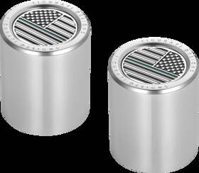Figurati Designs Fd72-dc-2530-ss Docking Covers - American Flag And Green Line Silver