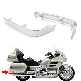 Flashbuyeasy 550749852557 Saddlebag Decoration Strips Moulding Chrome Fit Honda Gl1800 Goldwing 2001-2011