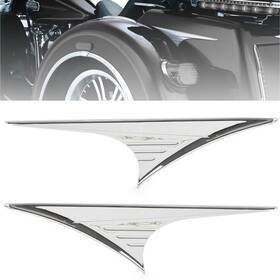 Flashbuyeasy 810000231478 For Harley Tri Glide Ultra Flhtcutg Trike Flhxxx Rear Trunk Side Accents Trim 2x