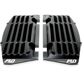 Flo755blk Flo Motorsports High Flow Radiator Braces - Black