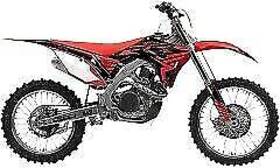 11139 Flu Designs Face Lift Unlimited Pro Team Series 5 Pts5 Graphics Kit Black Red