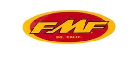 357105 Fmf Racing 015230 5 Inch Oval Sticker - Yellow/red 100 Pack
