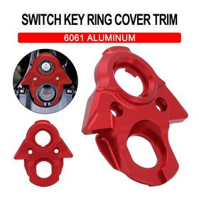 M112520012-d Funparts Surron Ignition Key Switch Cover Cnc For Sur Ron X/s Electric Dirt Bike Red