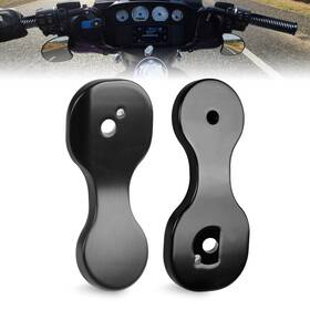 Hd04-batmrr-blk Goldfire Motorcycle Mirror Drop Brackets Relocator Kit For Harley Touring 2014-2023