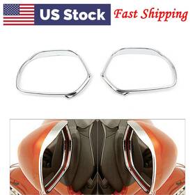 Goodnewstoreusa 550718270771 Mirrors Trim Decoration Chrome Fit For Honda Goldwing Gl1800 2001-2011 Pair Us