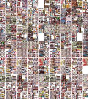 Graphic Dust 763416000360 Pack Of Random 8 Sheets Car Racing Stickers Motocross Dirt Bike Multicolor