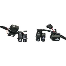 370300 Harddrive Handlebar Switch Kit Black/white Letters 1996-06