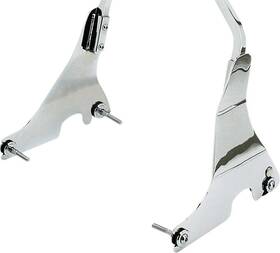 086064 Harddrive 86064 Rigid Sissy Bar Side Plates Chrome