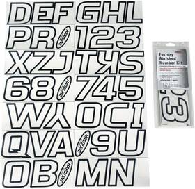 700clblk Hardline I.d. Sticker Kit - 700 Series Clear