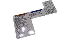 14000593 Harley-davidson Battery Removal Label New Oem