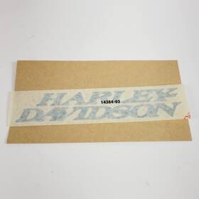 14384-93 Harley-davidson 1993-1994 Softail Vintage Left Side Blue Gas Tank Decal 14384-93 Harley-davidson 1993-1994 Softail Vintage Left Side Blue Gas Tank Decal