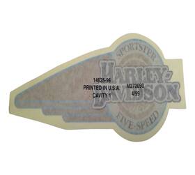 Harley-davidson 14625-96 Decal Fuel Tank Rt New Oem