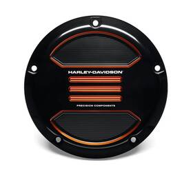 25701536 Harley-davidson - Adversary Derby Cover Black And Orange- Fl Touring